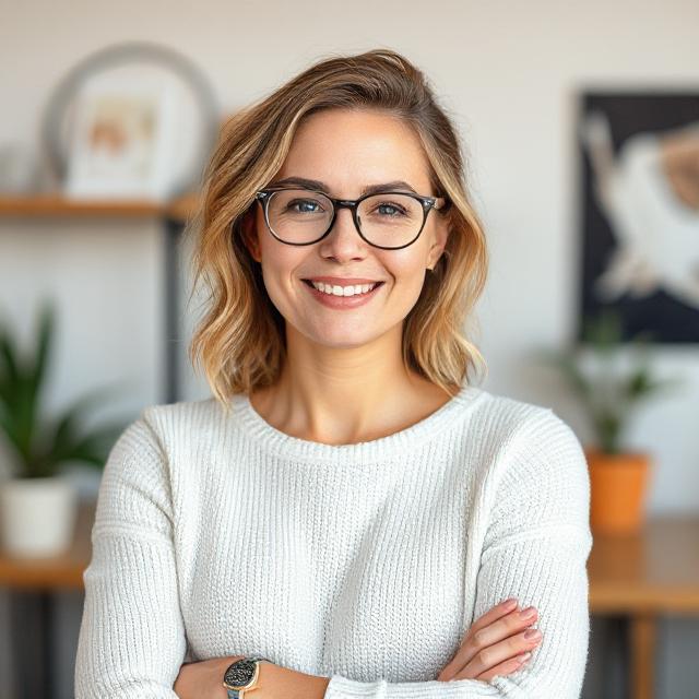 a female interior designer